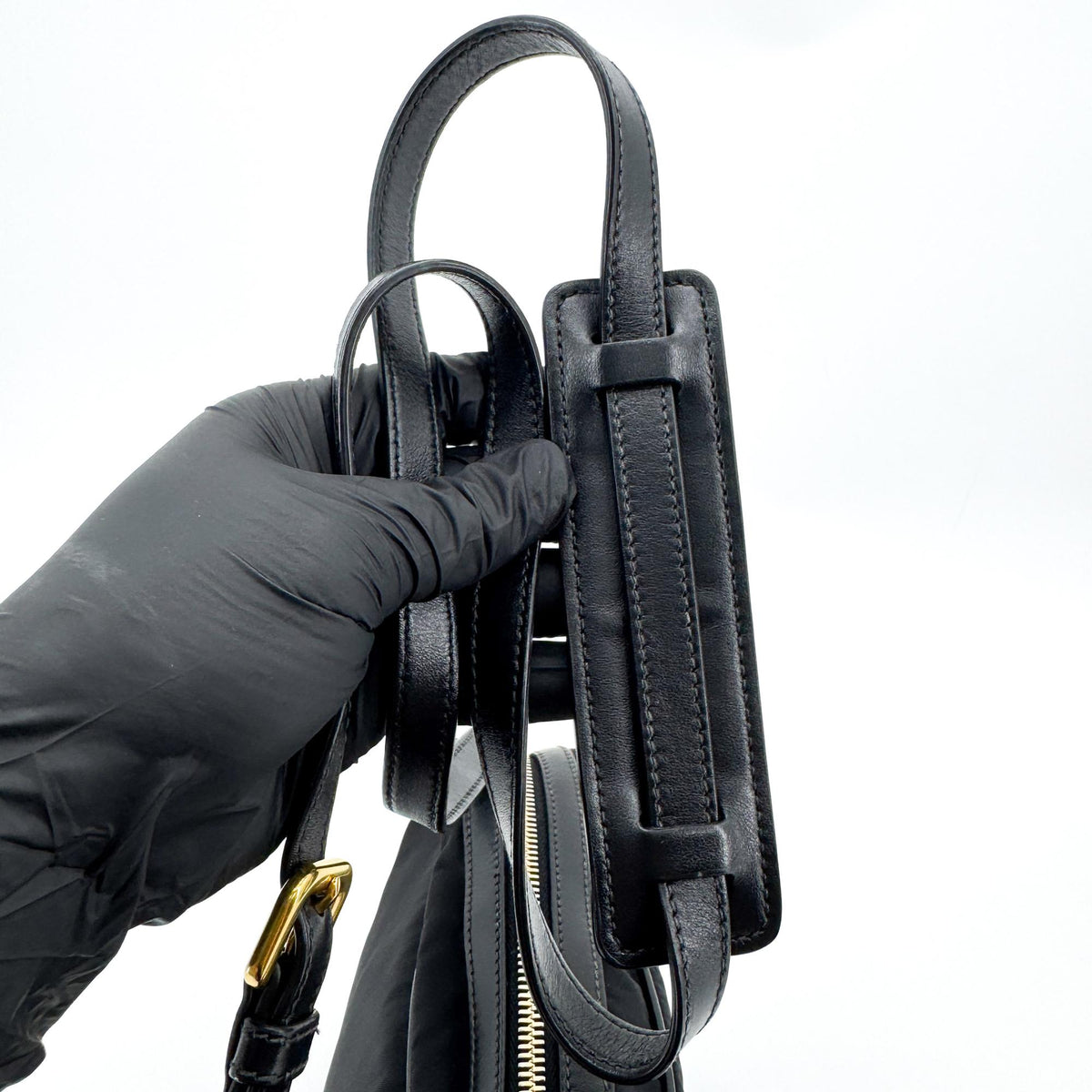 Prada Camera Tessuto Black Nylon Crossbody Bag Bag (Pre-Owned)