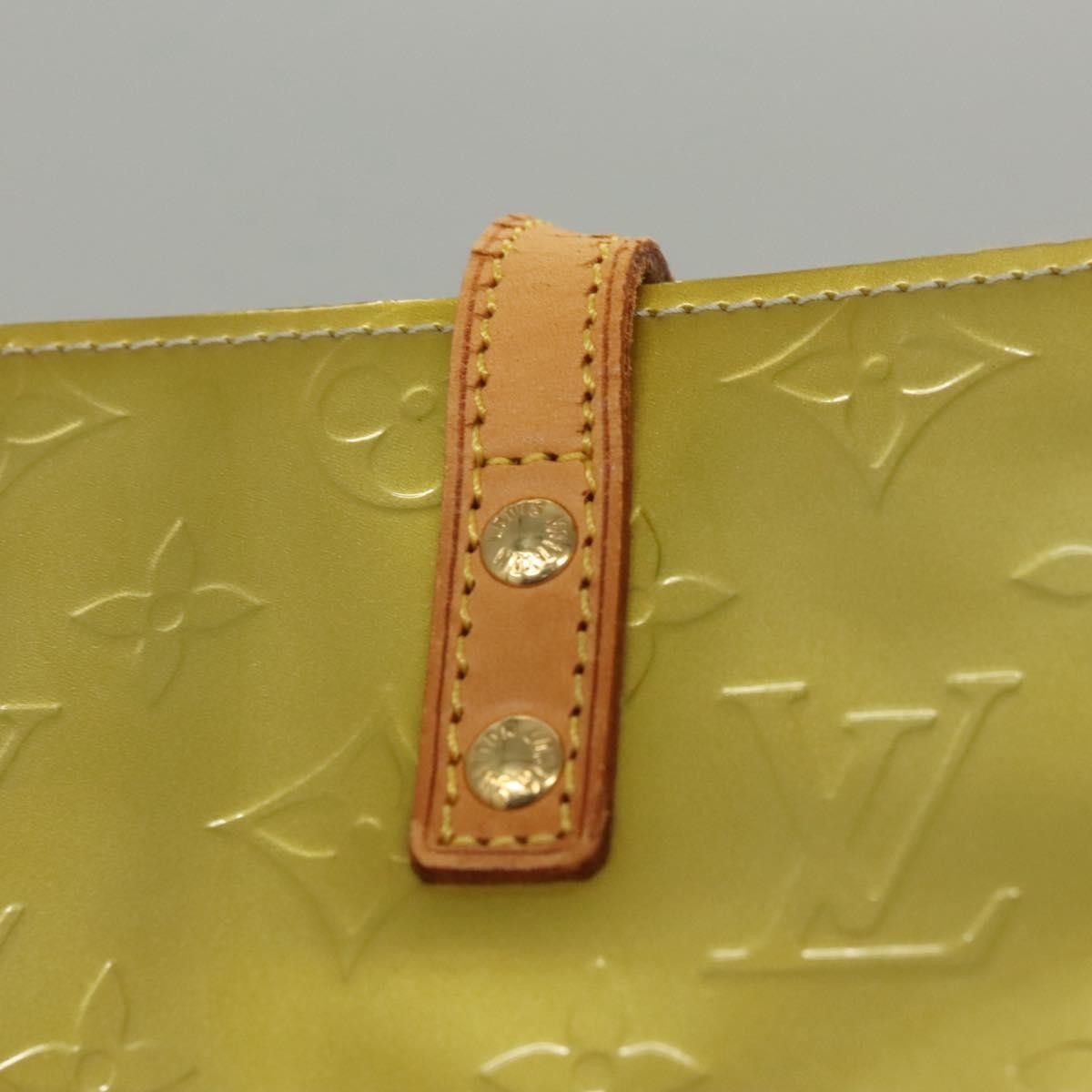 Louis Vuitton Reade Monogram Vernis Yellow Patent_Leather Tote Bag Bag (Pre-Owned)