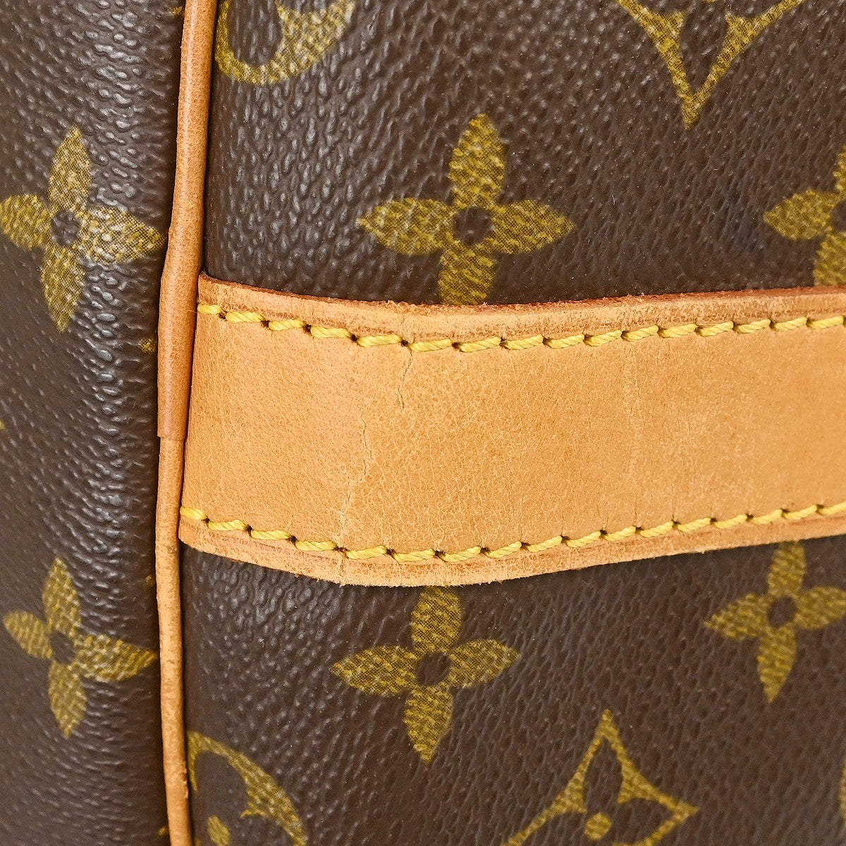 Louis Vuitton Keepall Bandouliere Monogram Canvas Brown Canvas Travel Bag Bag (Pre-Owned)