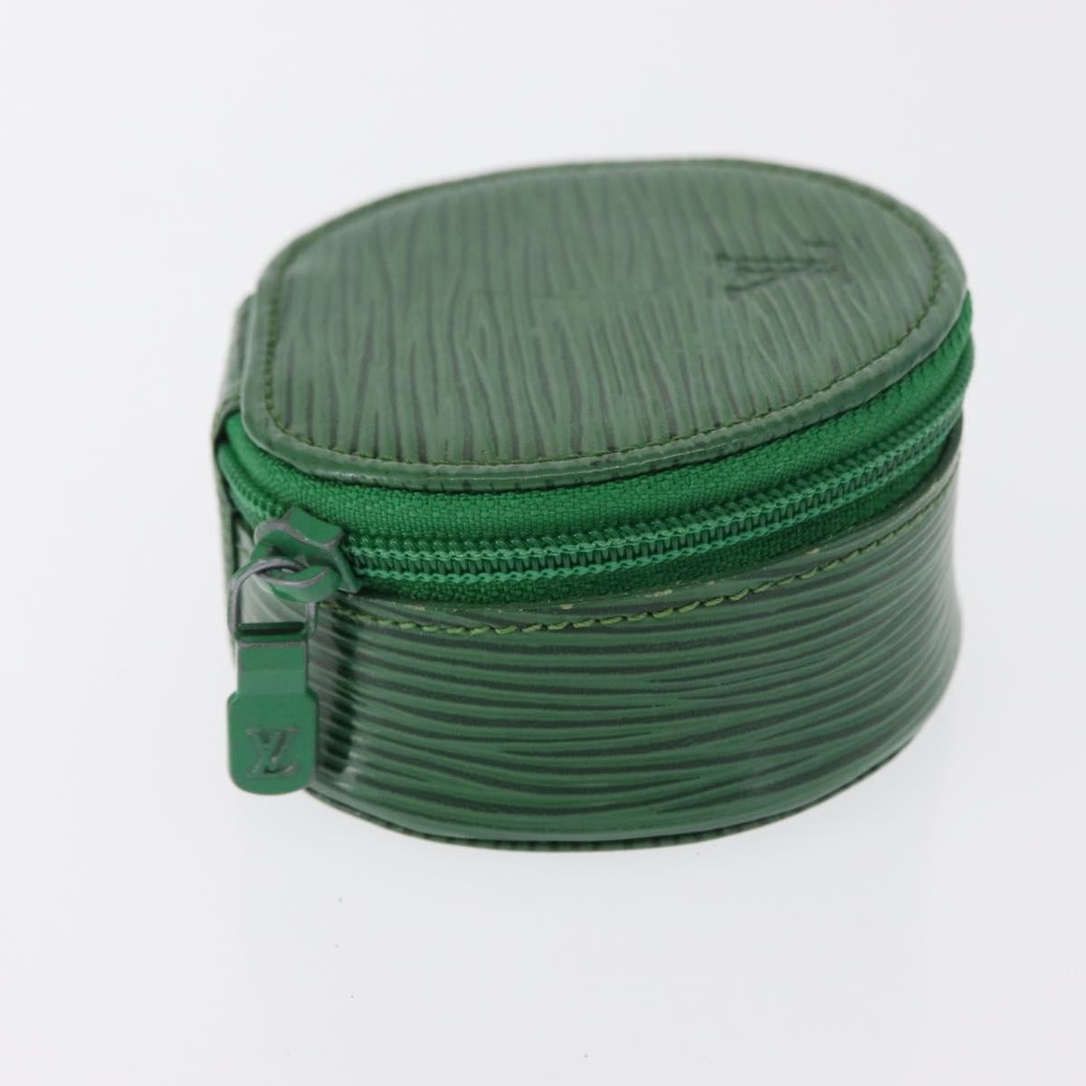 Louis Vuitton Ecrin Bijoux Epi Leather Green Leather Jewelry Set Jewelry (Pre-Owned)