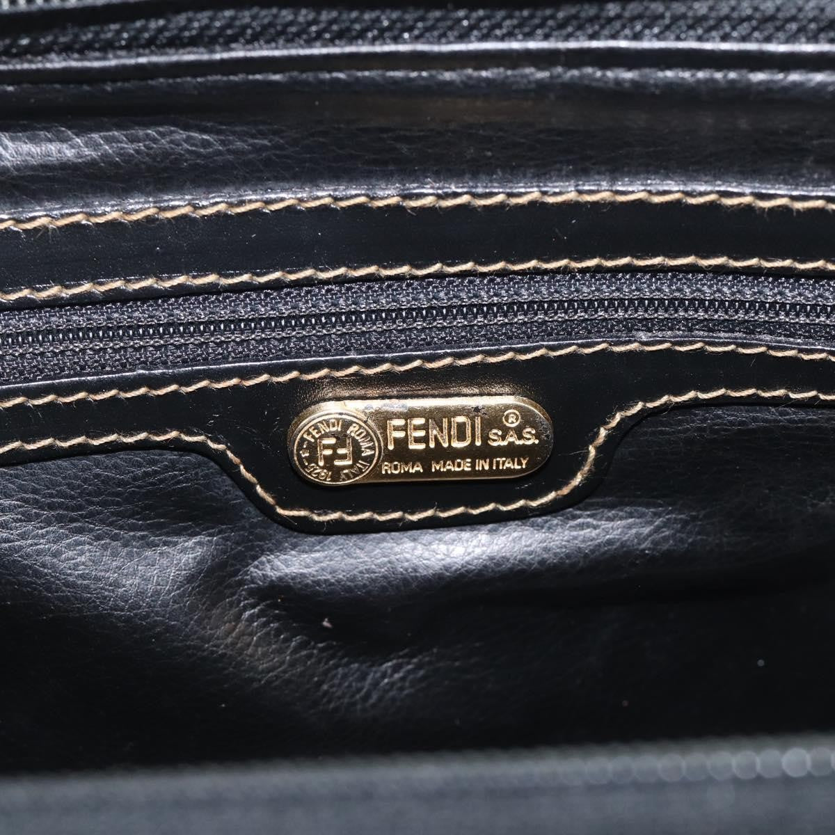 Fendi Convertible Boston Zucca Canvas Brown Canvas Handbag (Pre-Owned)
