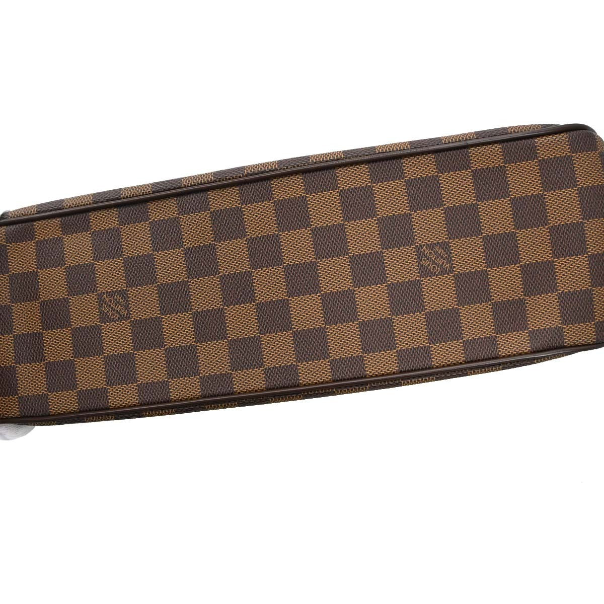 Louis Vuitton Uzes Damier Ebene Brown Canvas Tote Bag Bag (Pre-Owned)