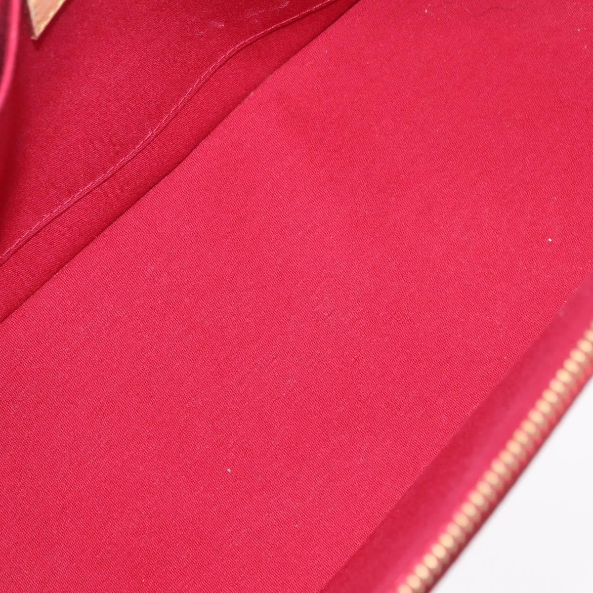 Louis Vuitton Rosewood Avenue Monogram Vernis Red Patent_Leather Handbag (Pre-Owned)