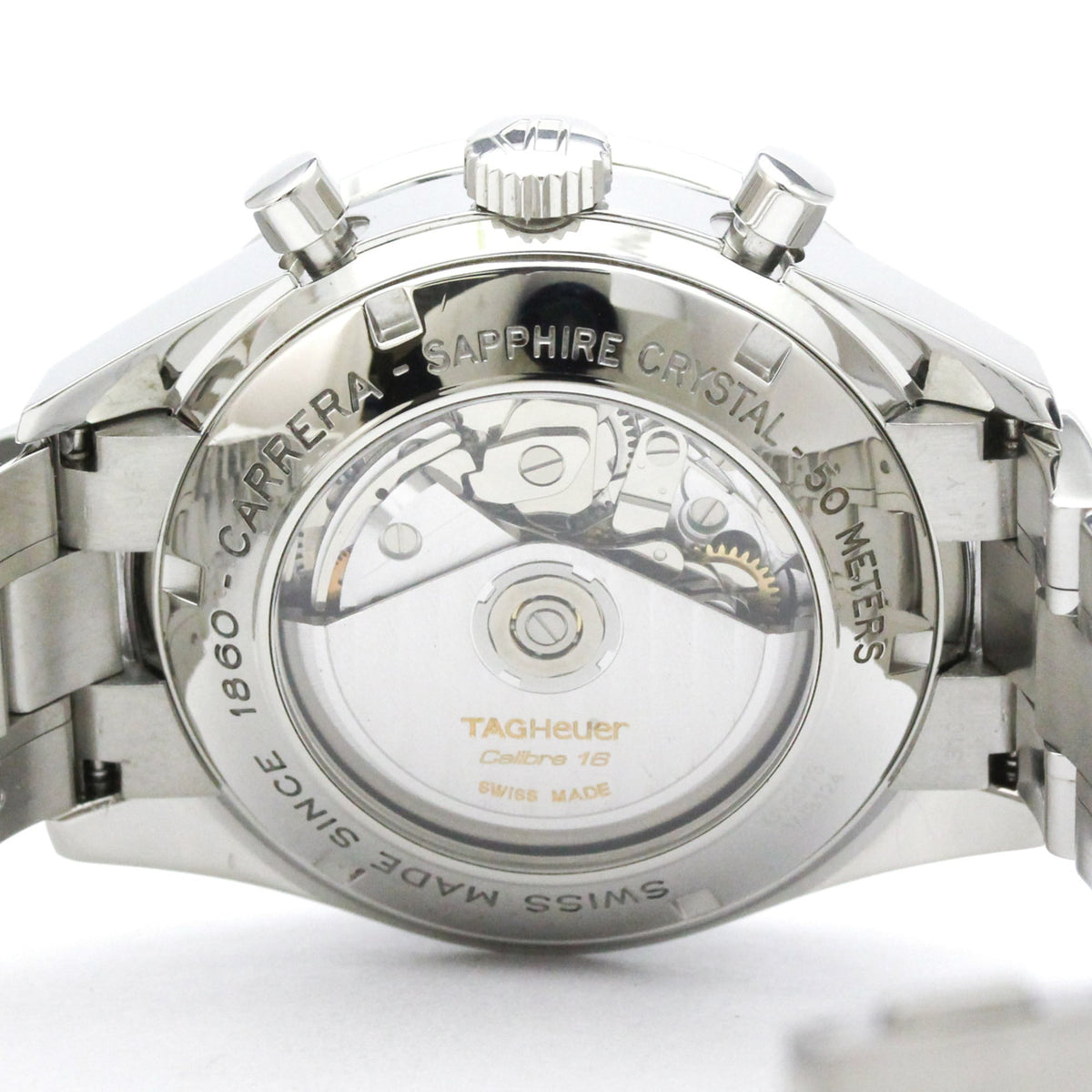 Tag Heuer Carrera Chronograph Automatic Stainless Steel Watch (Pre-Owned)