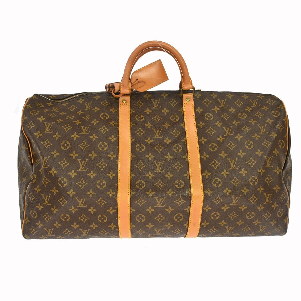 Louis Vuitton Keepall Monogram Canvas Brown Canvas Travel Bag Bag (Pre-Owned)