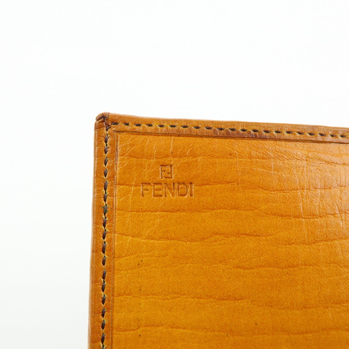 Fendi Bifold Zucca Coated Canvas Beige Canvas Wallets Accessory (Pre-Owned)