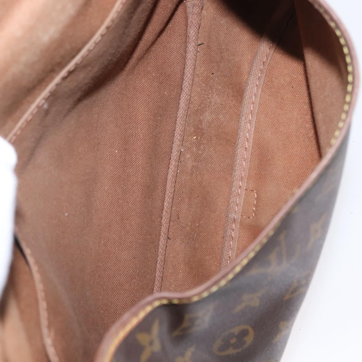 Louis Vuitton Saumur Monogram Canvas Brown Canvas Shoulder Bag Bag (Pre-Owned)