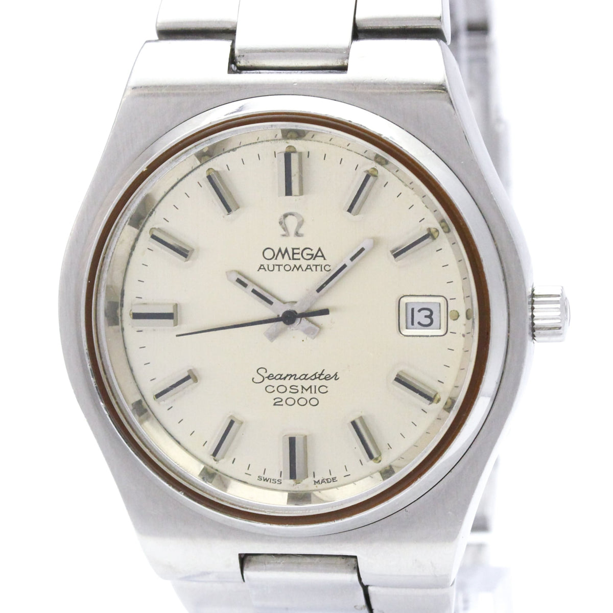 Omega Seamaster Cosmic Automatic Stainless Steel Watch (Pre-Owned)