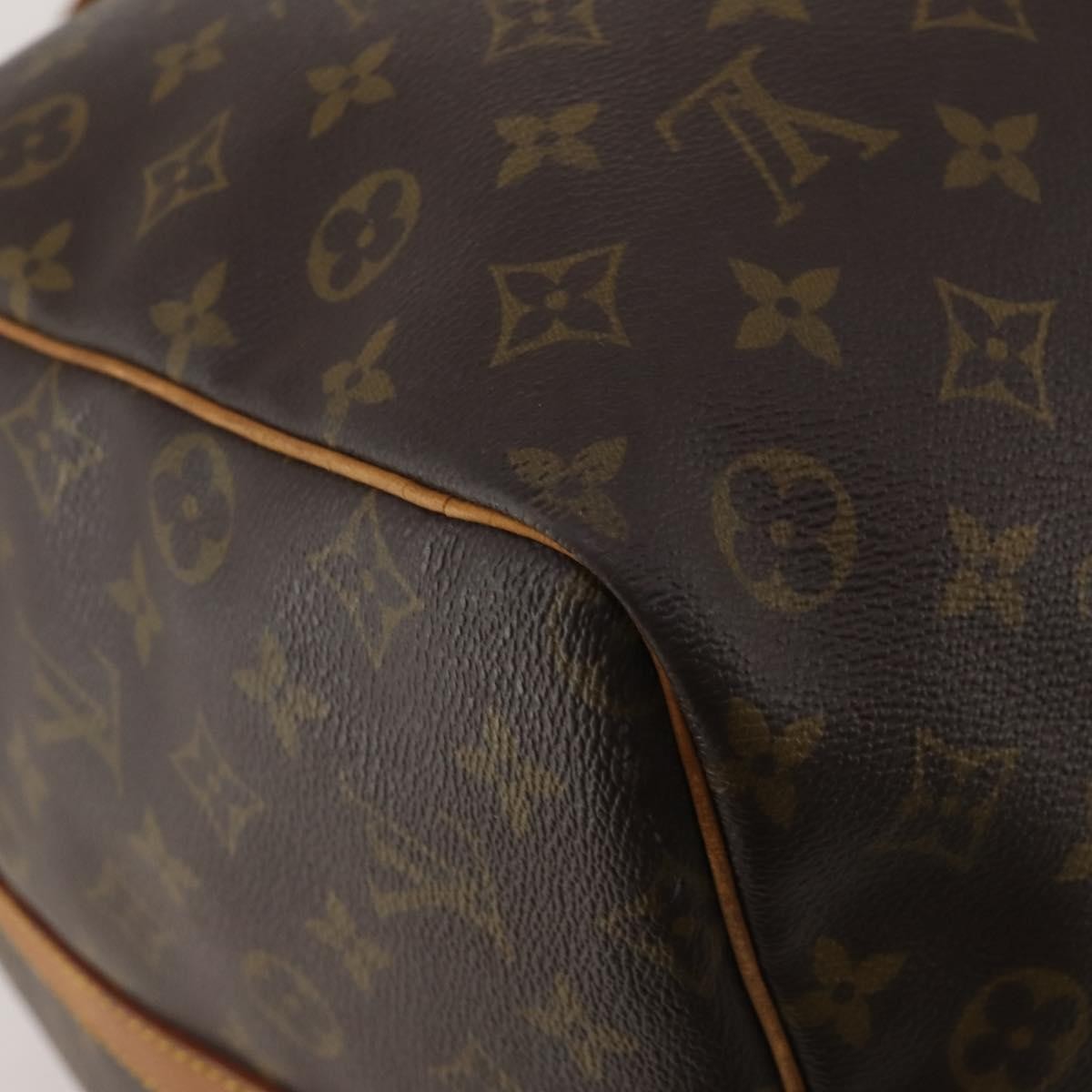 Louis Vuitton Keepall Bandouliere Monogram Canvas Brown Canvas Travel Bag Bag (Pre-Owned)