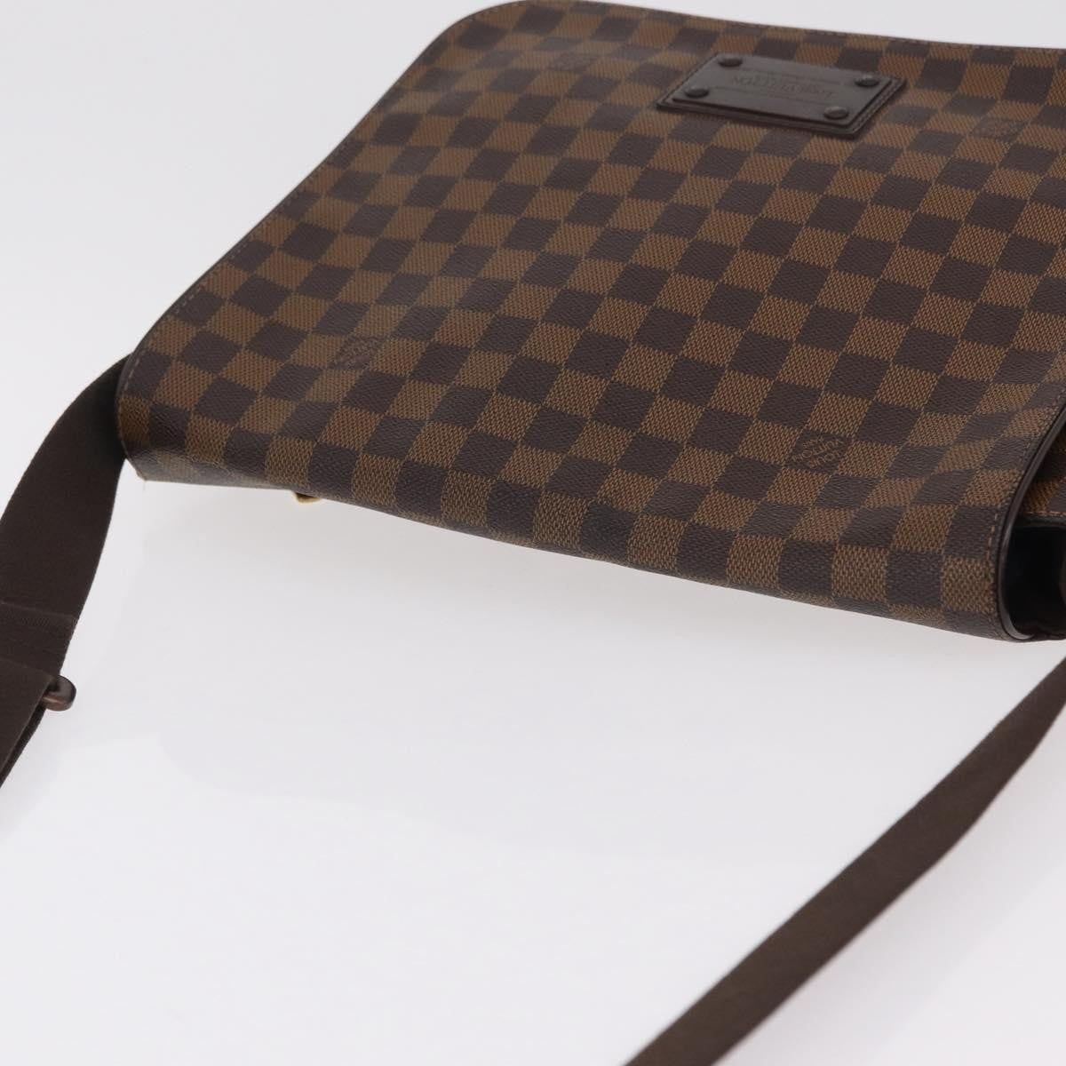 Louis Vuitton Brooklyn Damier Brown Canvas Shoulder Bag Bag (Pre-Owned)