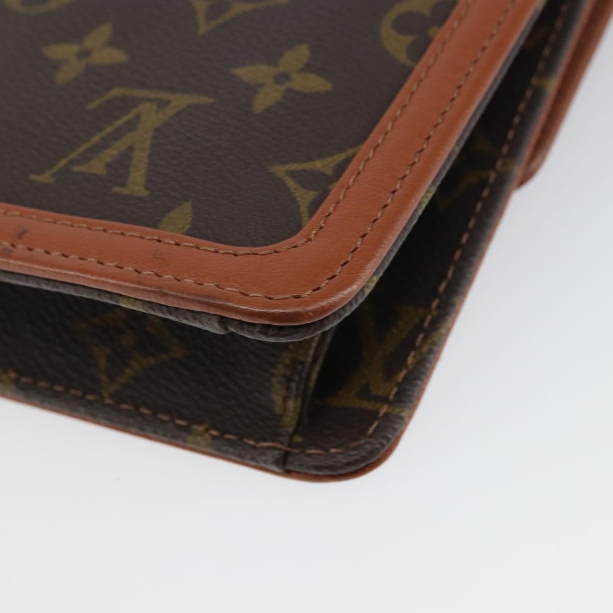 Louis Vuitton Dame Pochette Monogram Canvas Brown Canvas Clutche & Pouche Bag (Pre-Owned)