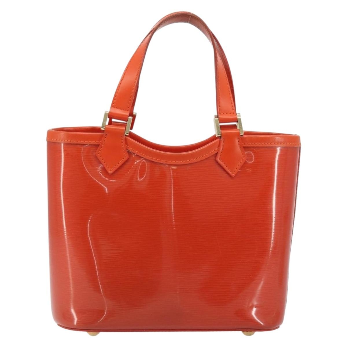 Louis Vuitton Plage Lagoon Bay Vinyl Epi Leather Orange Leather Tote Bag Bag (Pre-Owned)