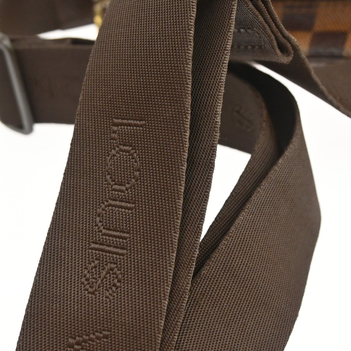 Louis Vuitton Olav Damier Ebene Brown Canvas Shoulder Bag Bag (Pre-Owned)