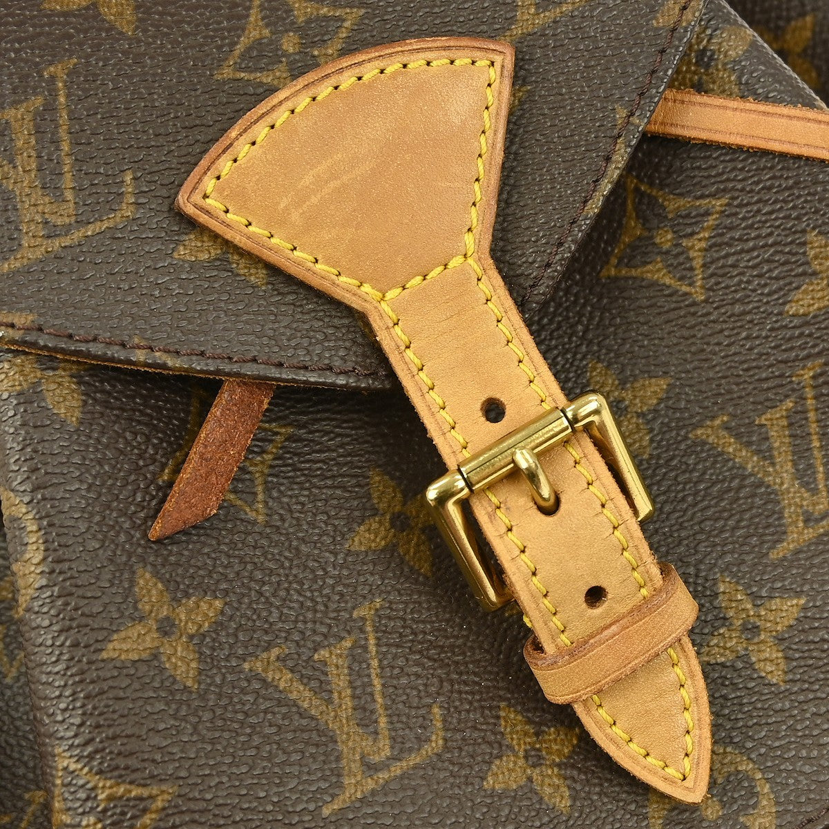 Louis Vuitton Montsouris Monogram Brown Canvas Backpack Bag (Pre-Owned)