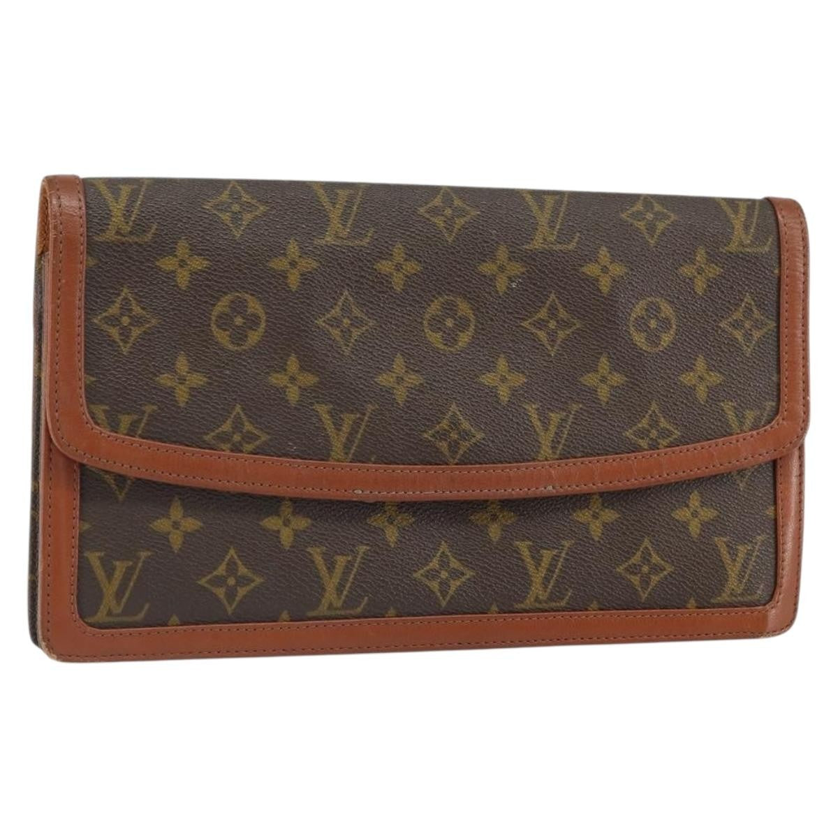 Louis Vuitton Dame Pochette Monogram Canvas Brown Canvas Clutche & Pouche Bag (Pre-Owned)