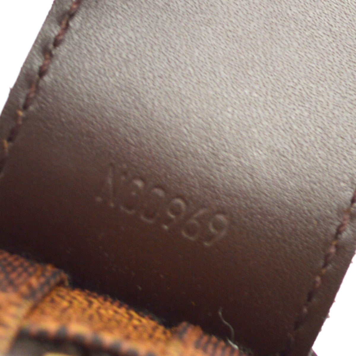 Louis Vuitton Naviglio Damier Brown Canvas Shoulder Bag Bag (Pre-Owned)