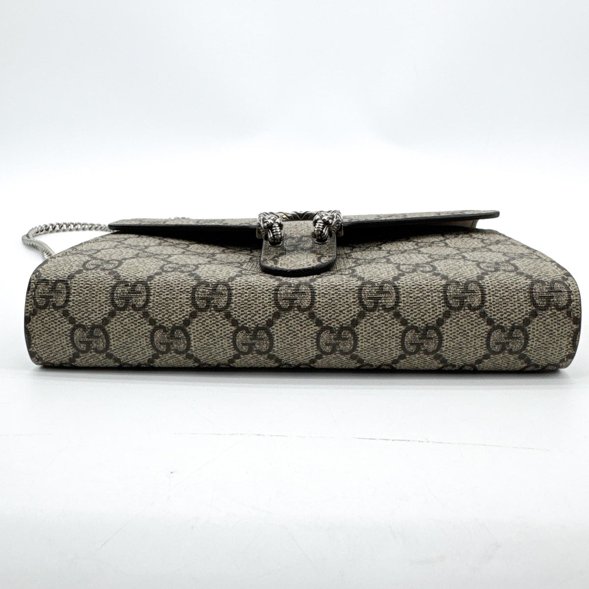 Gucci Dionysus Chain Gg Coated Canvas Brown Canvas Crossbody Bag Bag (Pre-Owned)