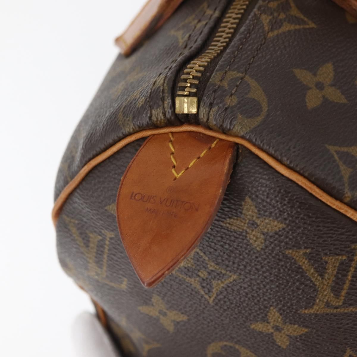 Louis Vuitton Speedy Monogram Canvas Brown Canvas Handbag (Pre-Owned)