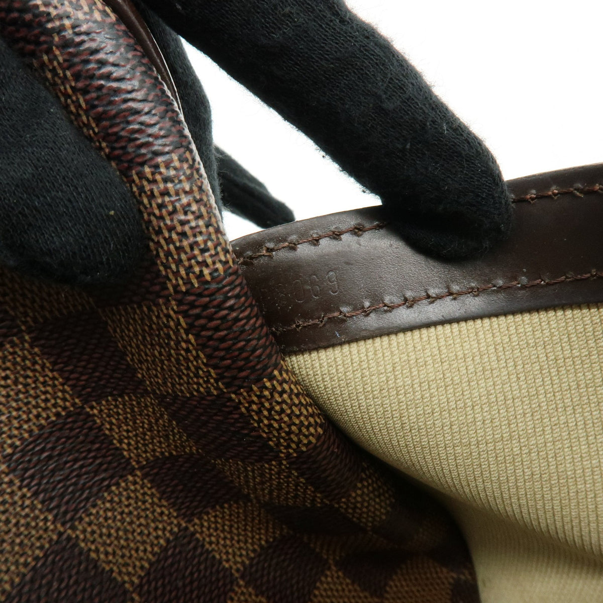 Louis Vuitton Reporter Damier Brown Canvas Shoulder Bag Bag (Pre-Owned)