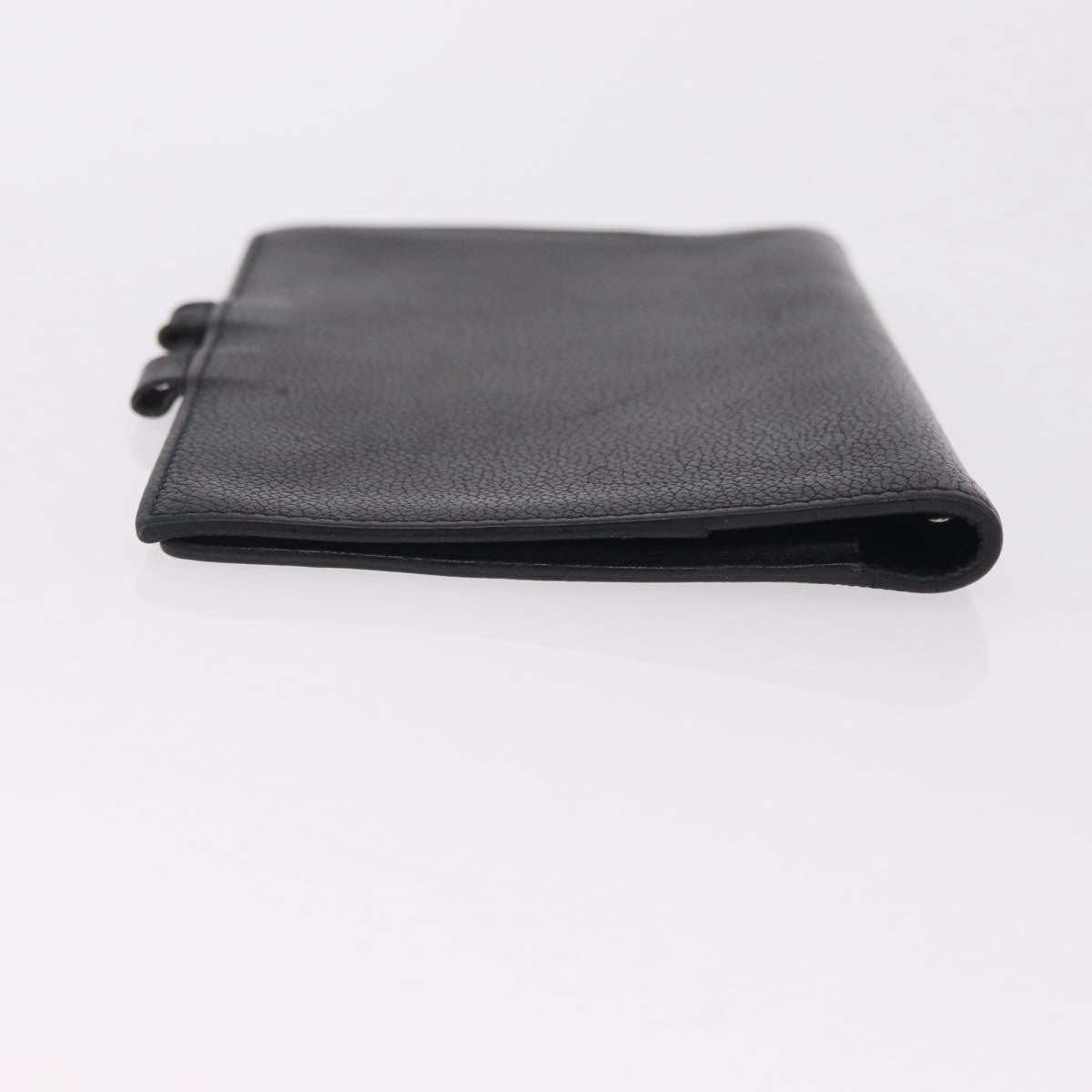 Hermes Vision Agenda Cover Leather Black Leather Briefcase Bag (Pre-Owned)