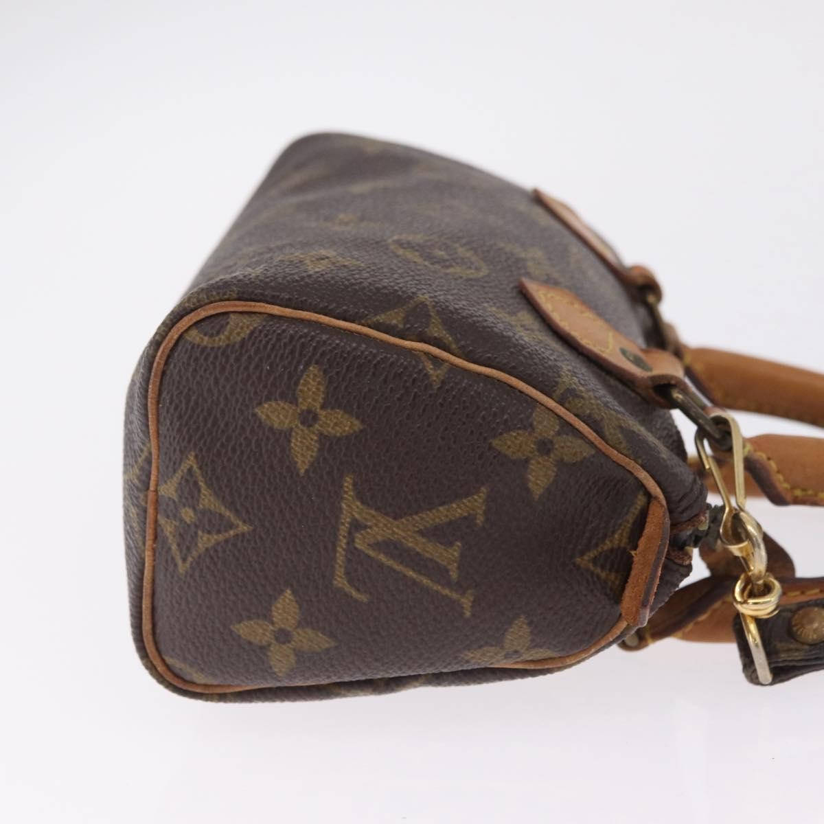 Louis Vuitton Speedy Mini Hl Monogram Canvas Brown Canvas Handbag (Pre-Owned)