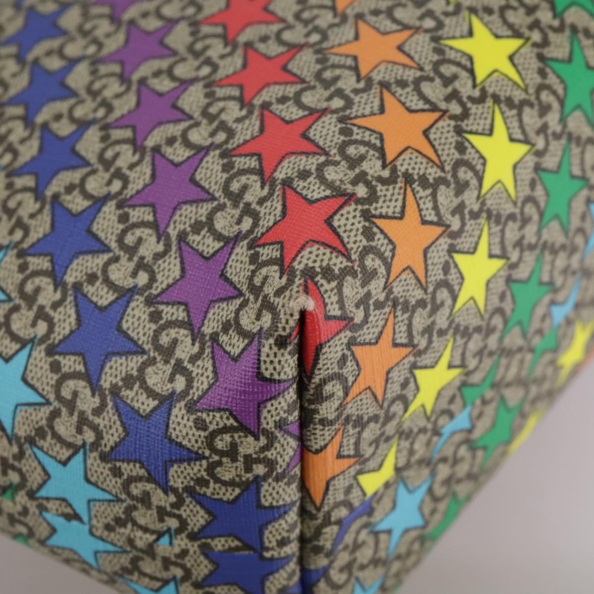 Gucci Children's Printed Coated Canvas Multicolour Canvas Tote Bag Bag (Pre-Owned)