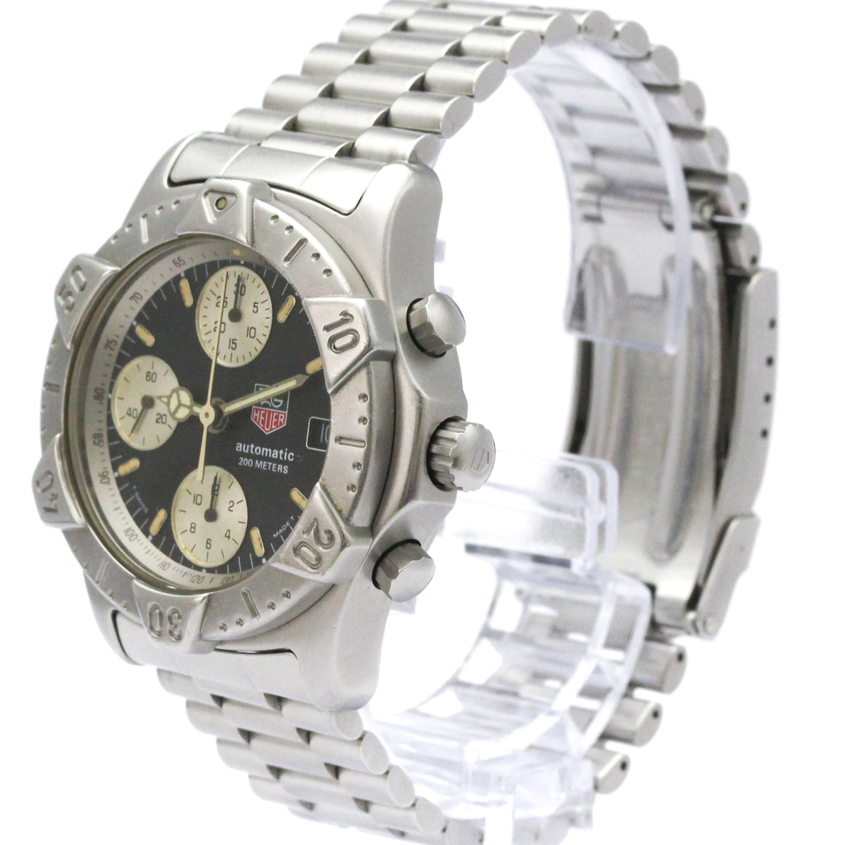Tag Heuer 2000 Chronograph Automatic Stainless Steel Watch (Pre-Owned)