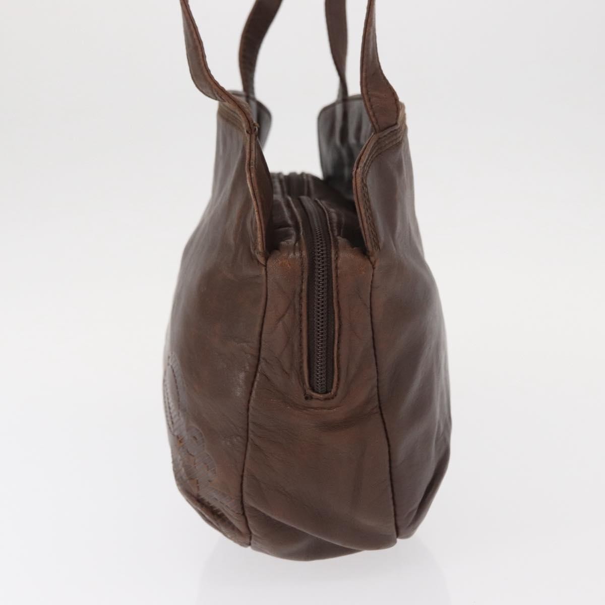 Loewe Anagram Leather Brown Leather Shoulder Bag Bag (Pre-Owned)