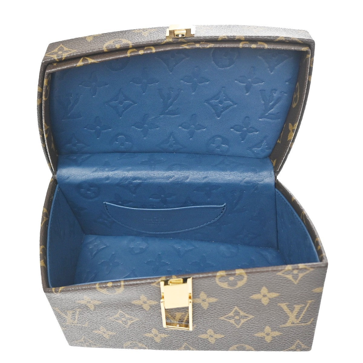 Louis Vuitton Frank Gehry Twisted Box Monogram Canvas Brown Canvas Handbag (Pre-Owned)