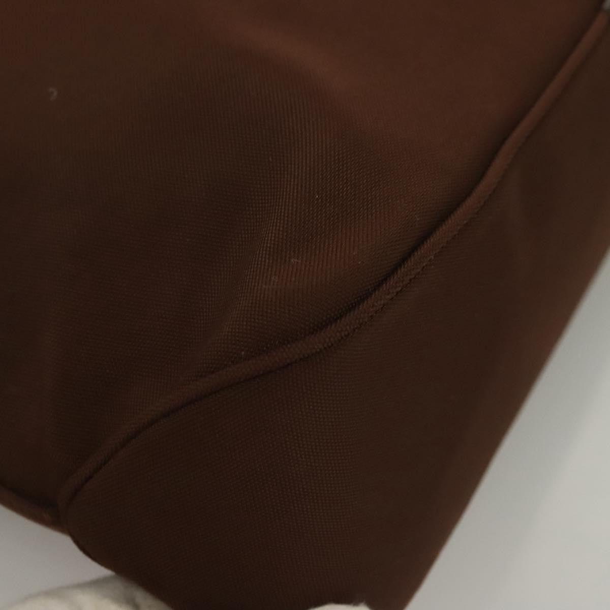Salvatore Ferragamo Vala Canvas Brown Canvas Shoulder Bag Bag (Pre-Owned)