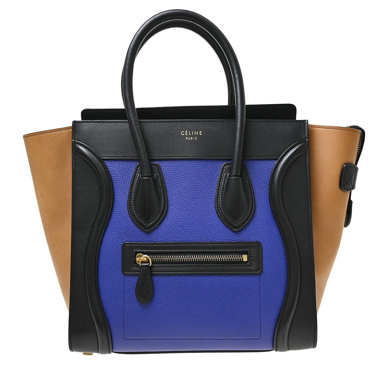 Celine Tricolor Luggage Leather Multicolour Leather Tote Bag Bag (Pre-Owned)