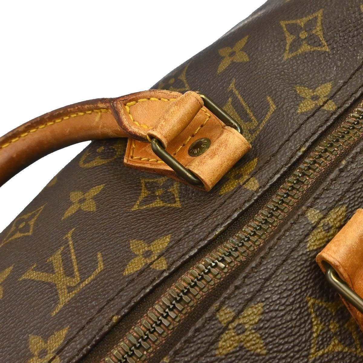 Louis Vuitton Speedy Monogram Brown Canvas Handbag (Pre-Owned)