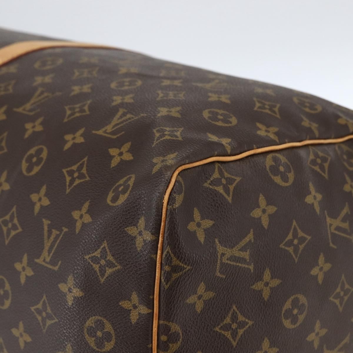 Louis Vuitton Keepall Monogram Canvas Brown Canvas Travel Bag Bag (Pre-Owned)
