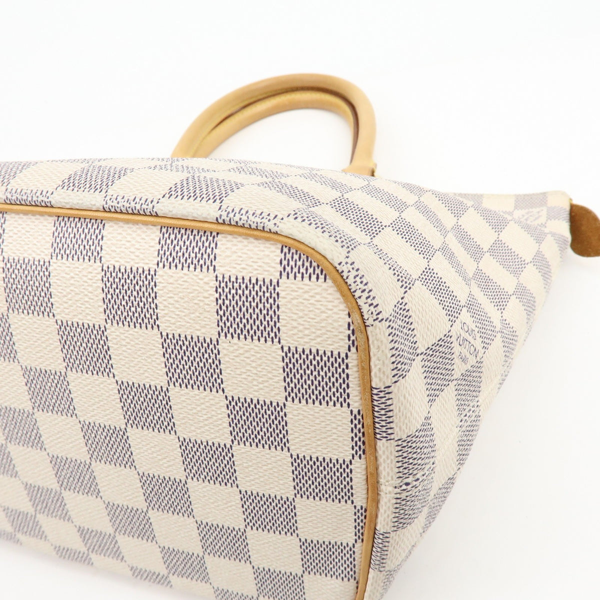 Louis Vuitton Saleya Damier Beige Canvas Handbag (Pre-Owned)