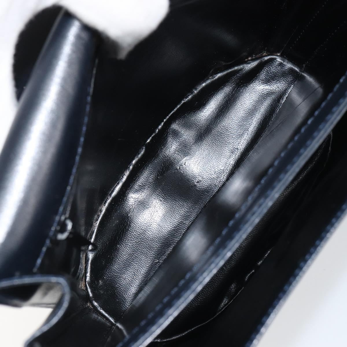 Bally Vintage Leather Black Leather Shoulder Bag Bag (Pre-Owned)