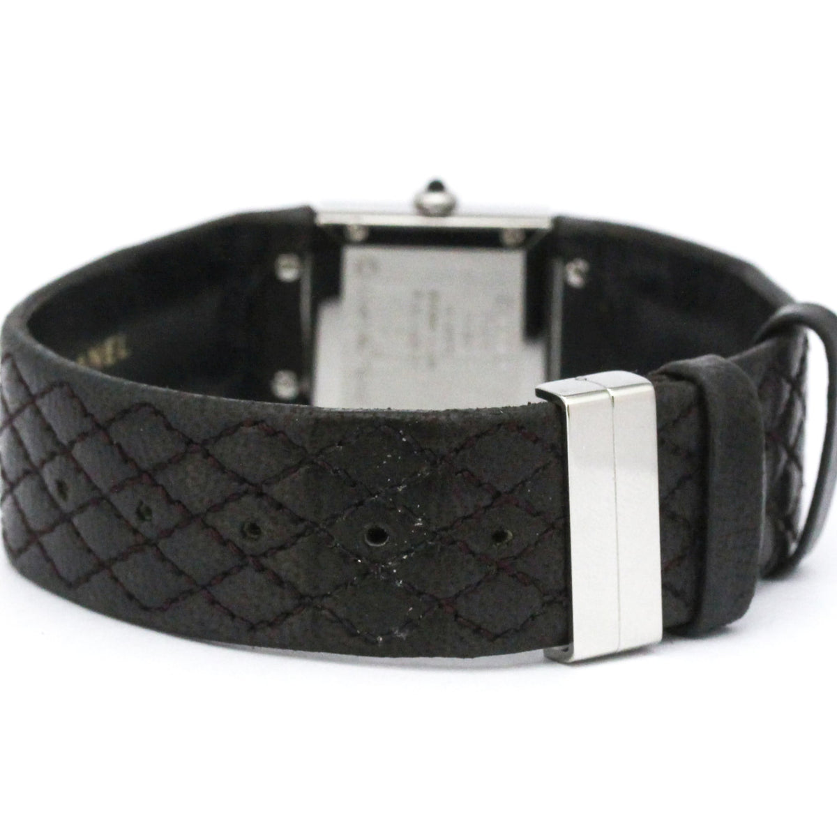Chanel Matelasse Quartz Stainless Steel And Quilted Leather Watch (Pre-Owned)