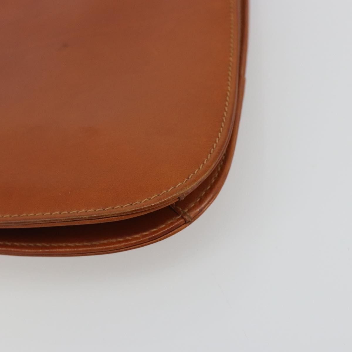 Gucci Vintage Clutch Leather Brown Leather Clutche & Pouche Bag (Pre-Owned)