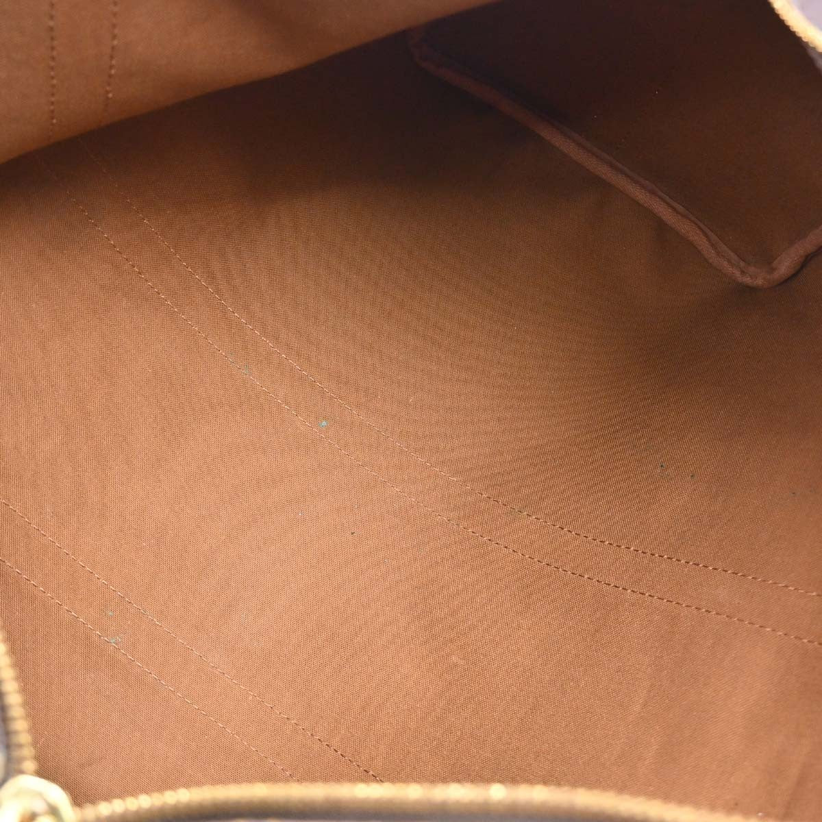 Louis Vuitton Keepall Bandouliere Monogram Canvas Brown Canvas Travel Bag Bag (Pre-Owned)