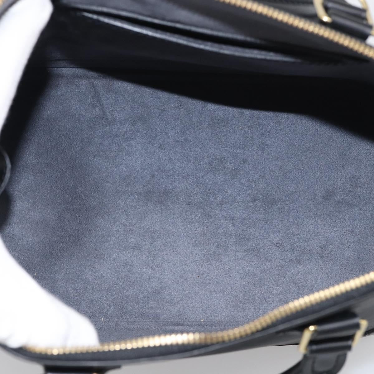 Louis Vuitton Alma Epi Leather Black Leather Handbag (Pre-Owned)