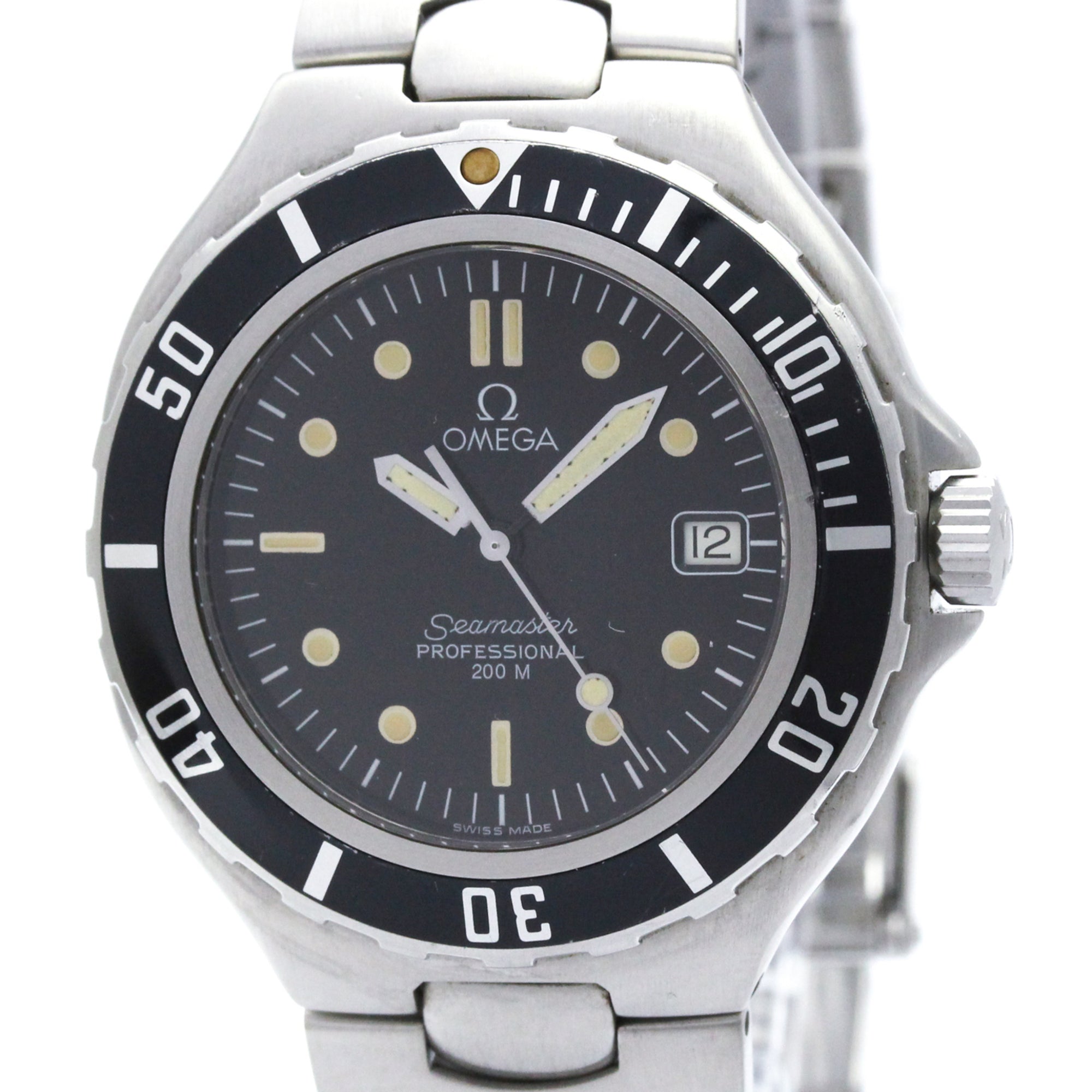 Omega Seamaster Professional 200 Pre Bond Chronometer Quartz Stainless Steel Watch (Pre-Owned)