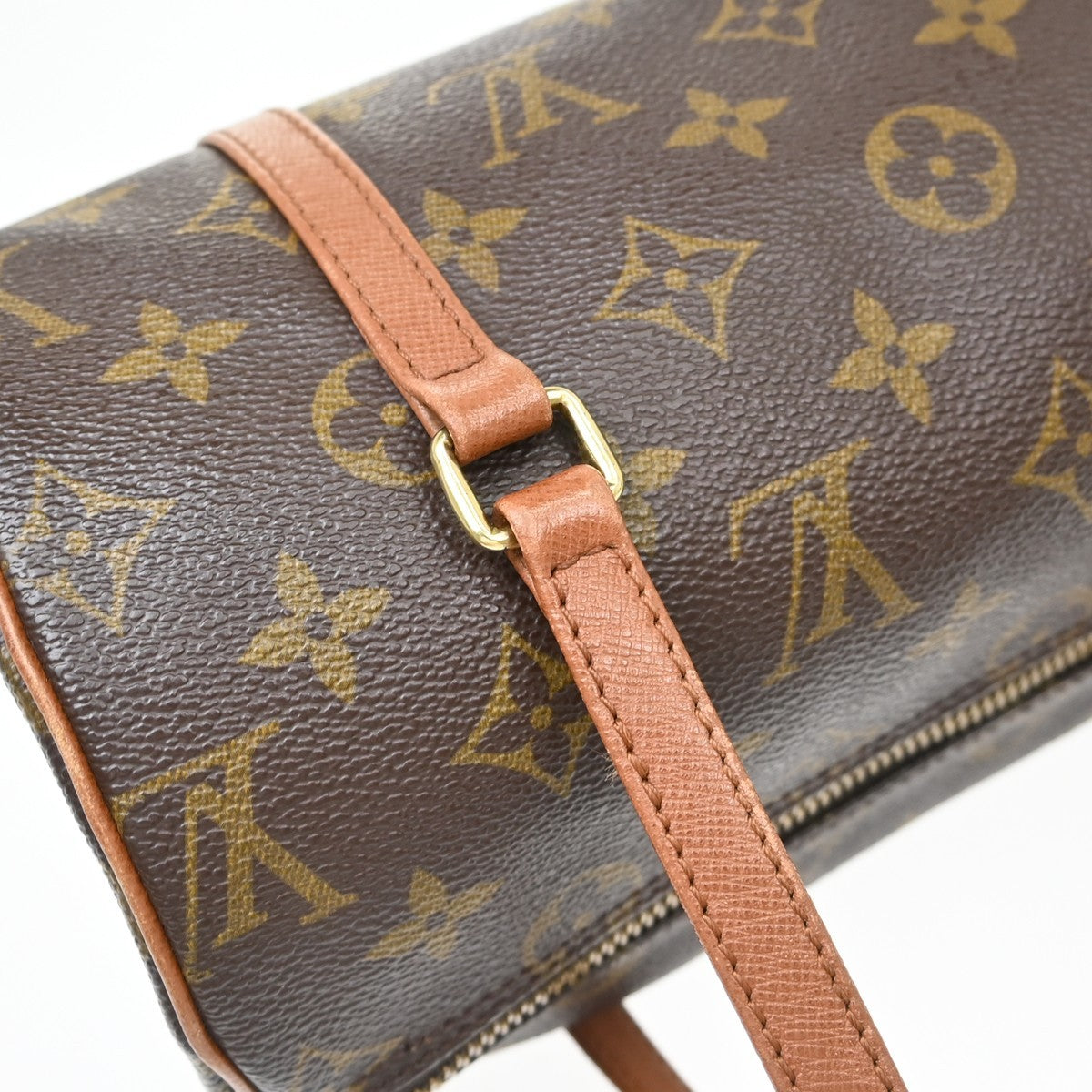 Louis Vuitton Papillon Monogram Canvas Brown Canvas Handbag (Pre-Owned)