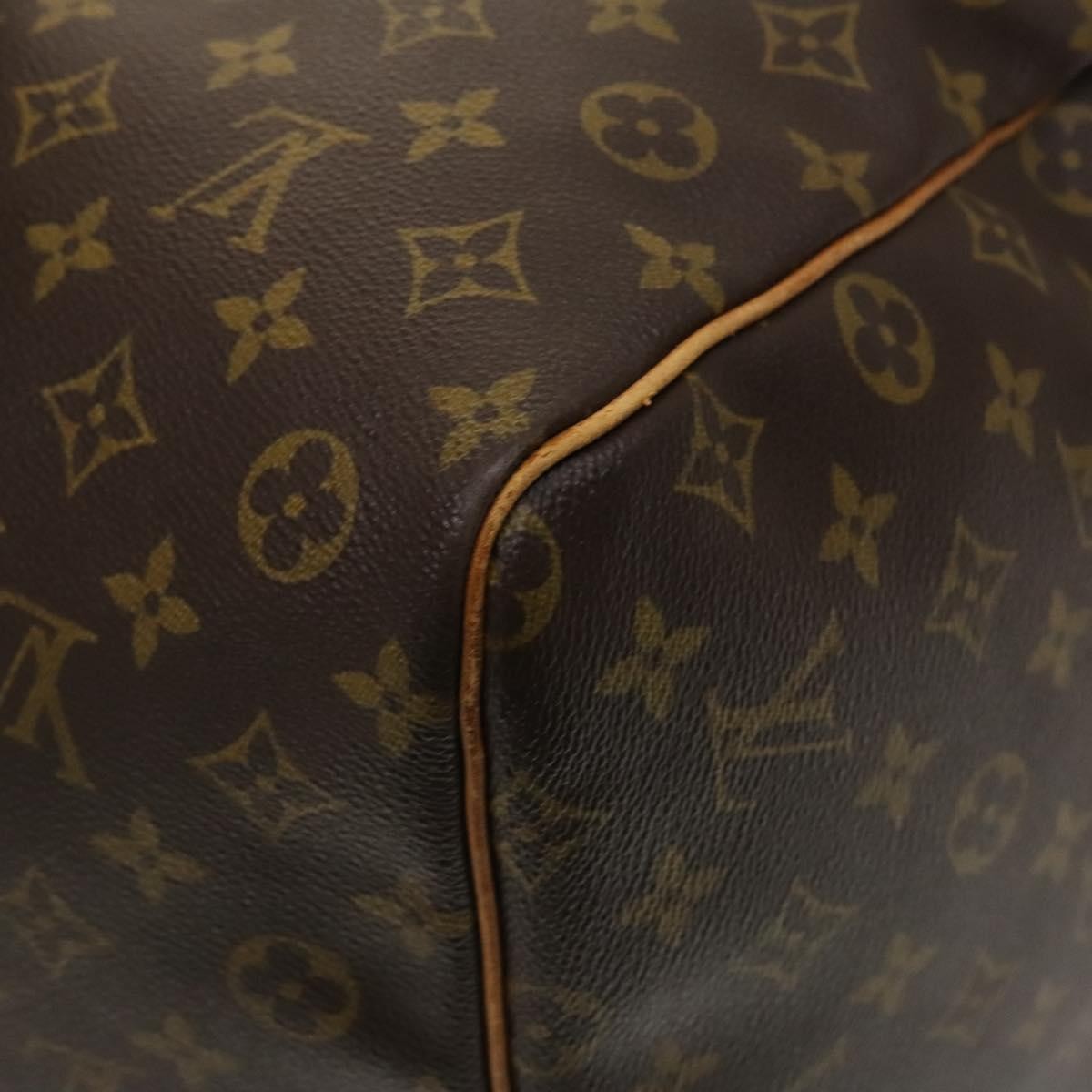 Louis Vuitton Keepall Monogram Canvas Brown Canvas Travel Bag Bag (Pre-Owned)