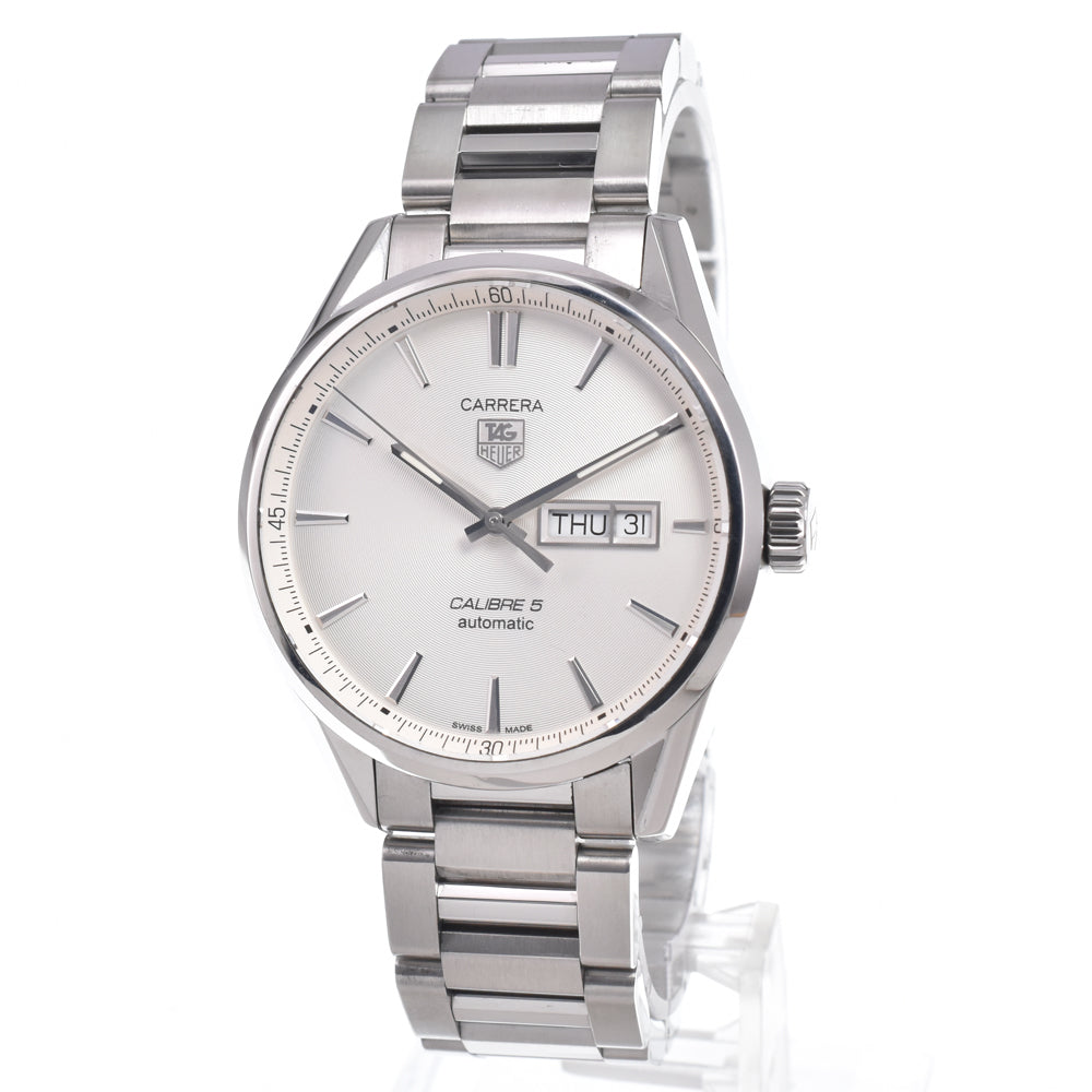Tag Heuer Carrera Calibre 5 Automatic Stainless Steel Watch (Pre-Owned)