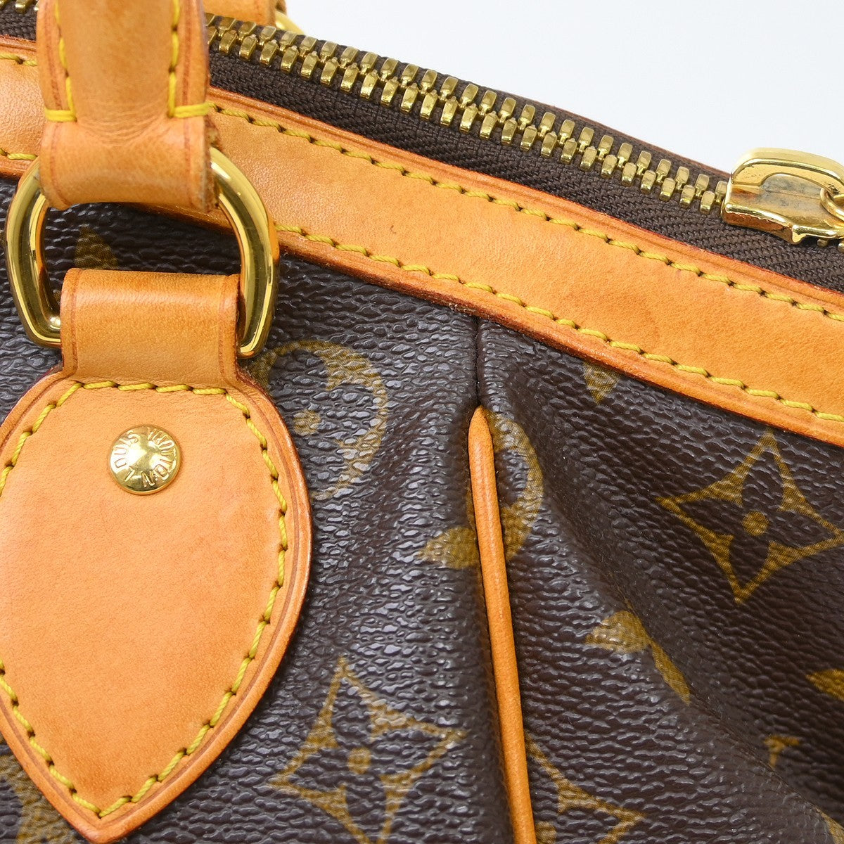 Louis Vuitton Tivoli Monogram Canvas Brown Canvas Handbag (Pre-Owned)