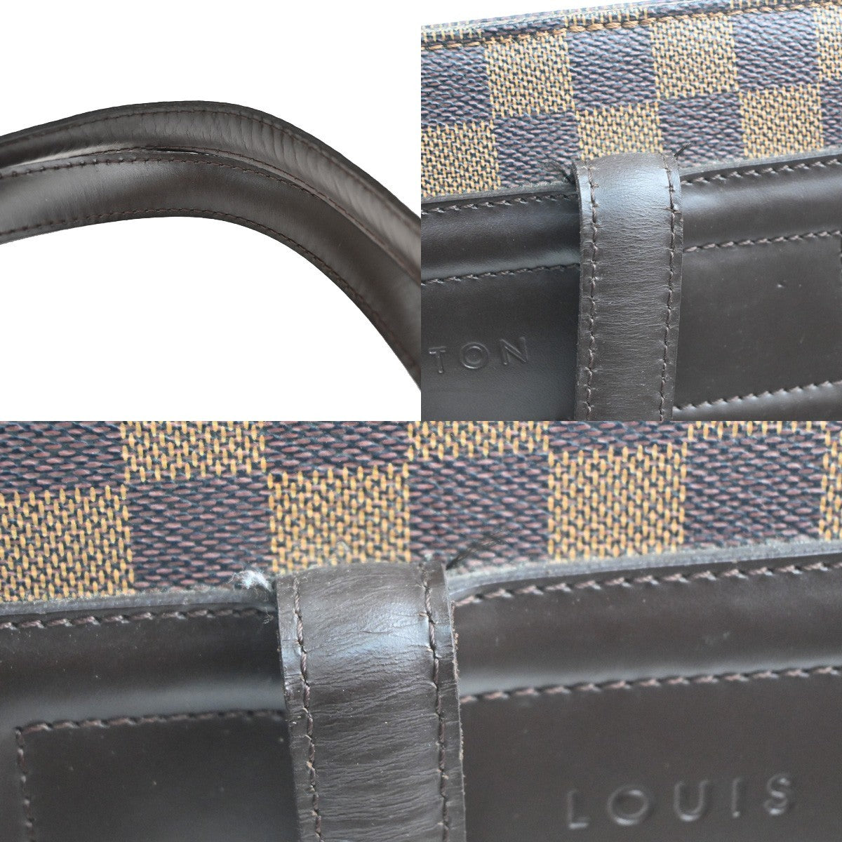 Louis Vuitton Parioli Damier Brown Canvas Shoulder Bag Bag (Pre-Owned)