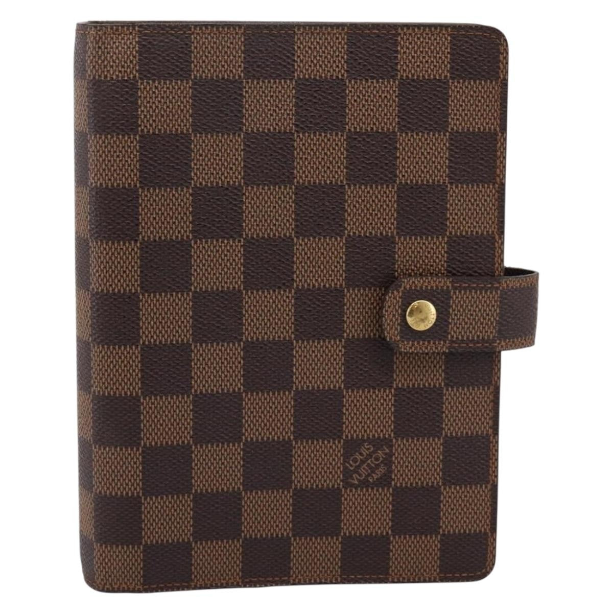 Louis Vuitton Agenda Cover Damier Canvas Brown Canvas Wallets Accessory (Pre-Owned)