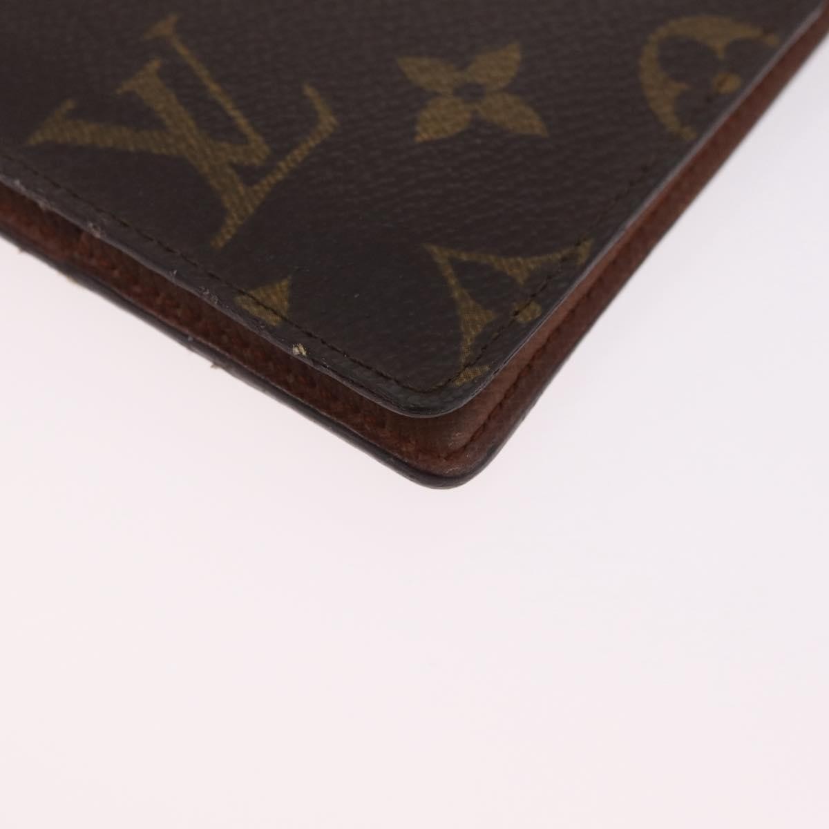 Louis Vuitton Passport Cover Monogram Canvas Brown Canvas Briefcase Bag (Pre-Owned)