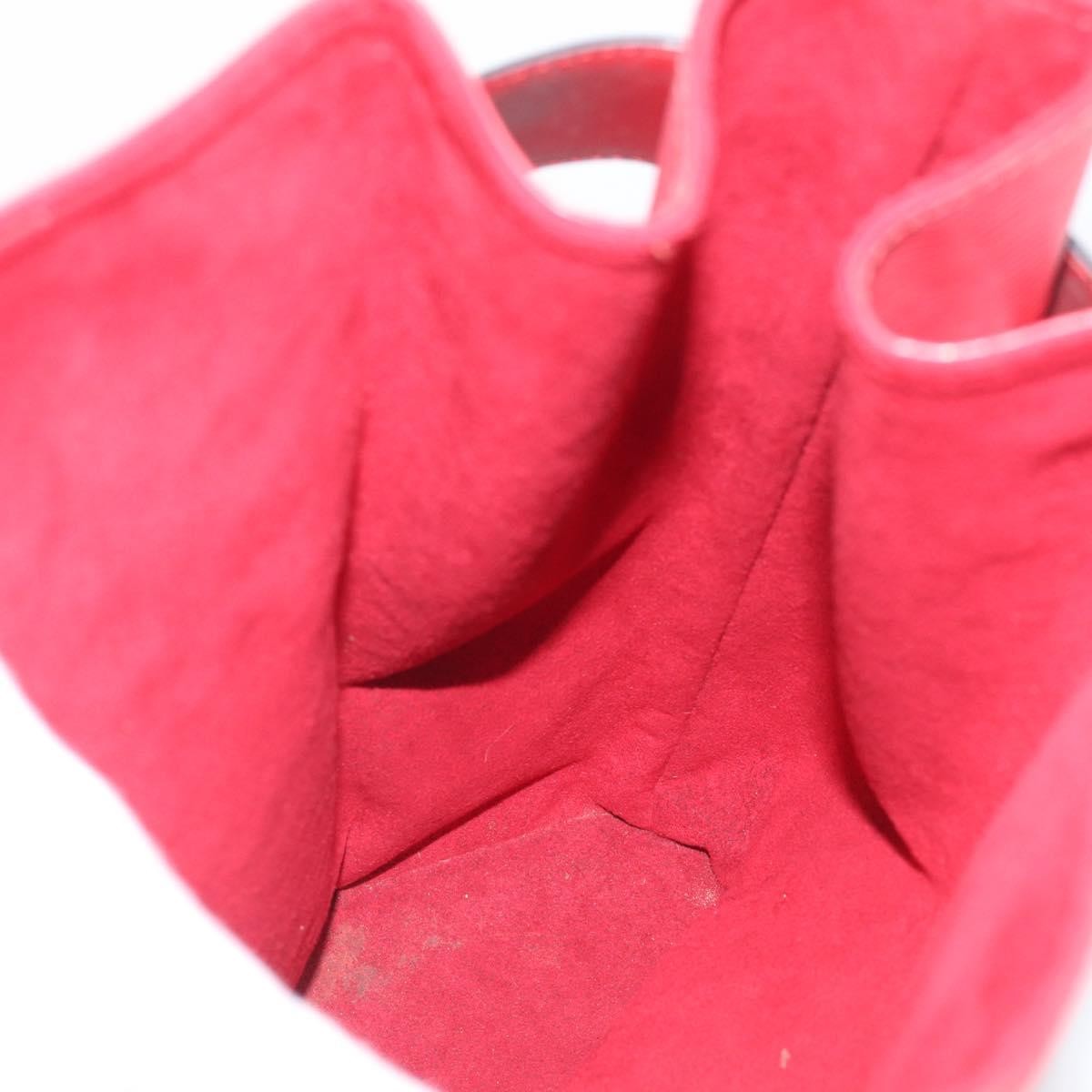 Louis Vuitton Vintage Sac D'epaule Epi Leather Red Leather Handbag (Pre-Owned)
