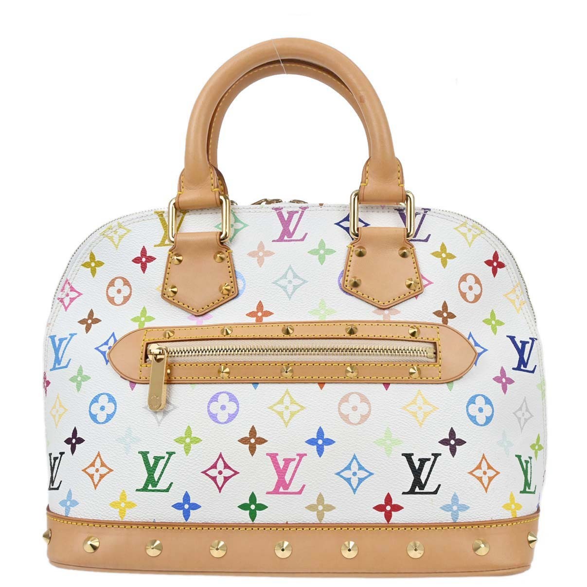 Louis Vuitton Alma Monogram Canvas Multicolour Canvas Handbag (Pre-Owned)