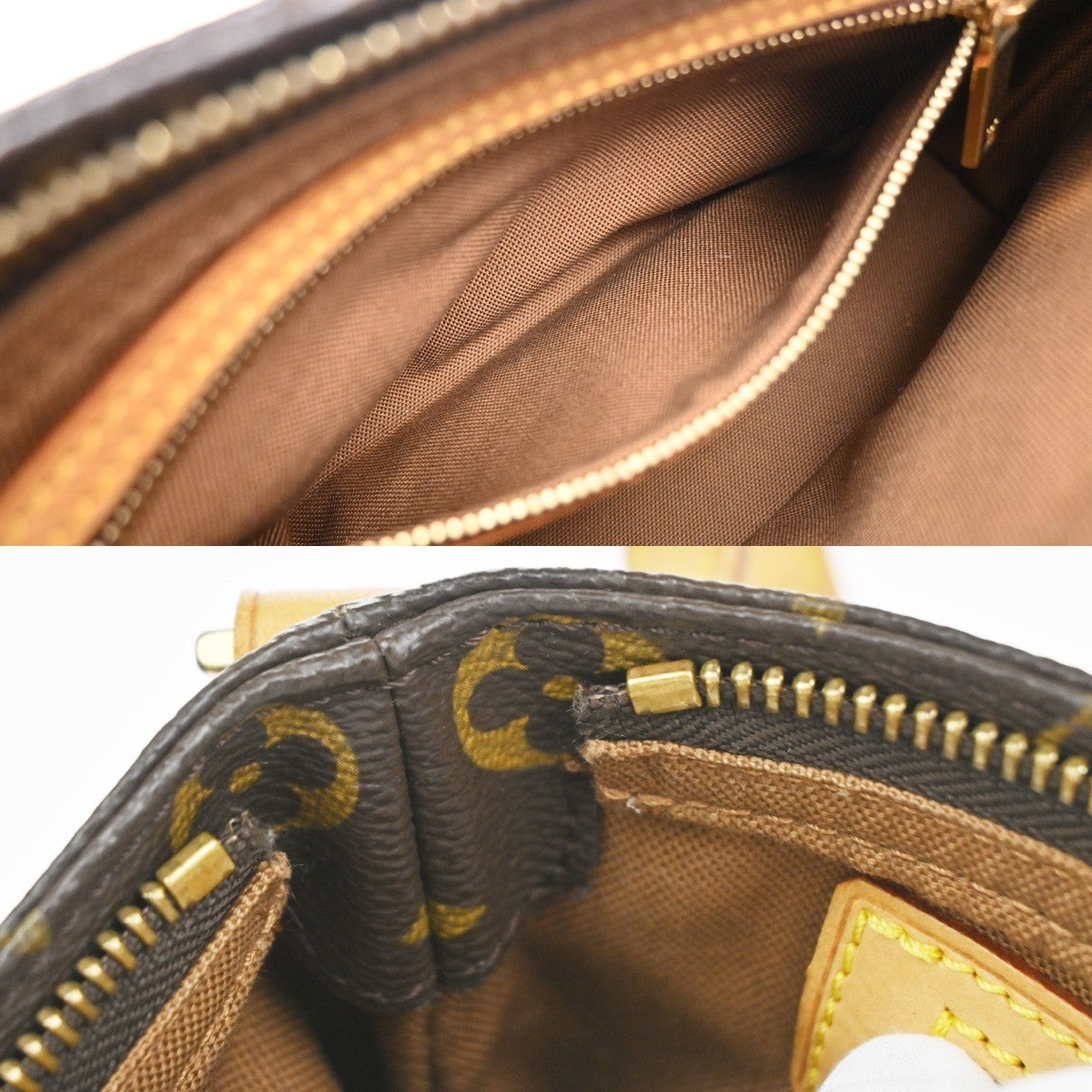 Louis Vuitton Trotteur Monogram Canvas Brown Canvas Shoulder Bag Bag (Pre-Owned)